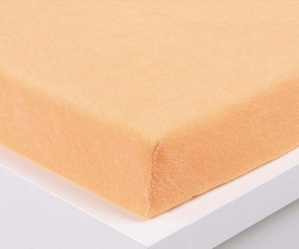 Dětské prostěradlo froté MŠ - 60x120 meruňková 003