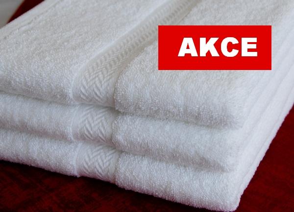 Froté ručník AKCE bílá 500g, rozměr 50 x 100cm