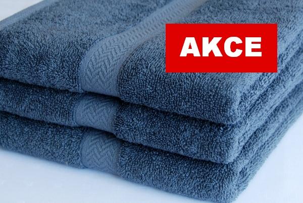 Froté ručník AKCE šedá 500g rozměr 50 x 100cm