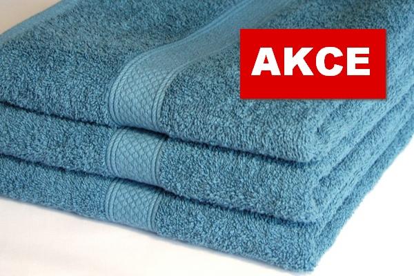 Froté osuška AKCE petrolej 500g, rozměr 70 x 140cm