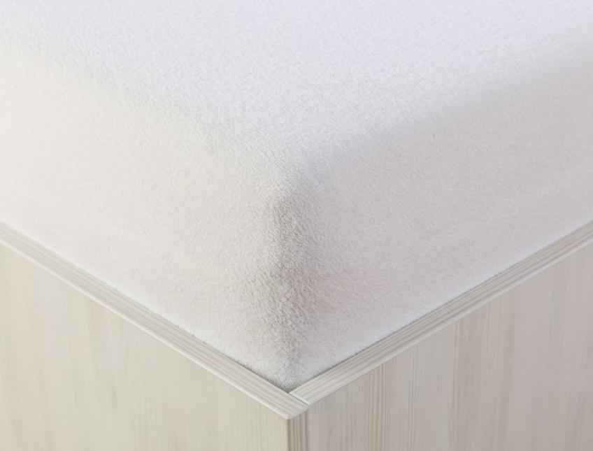 Prostěradlo Froté nepropustné - 70x140 bílá 001