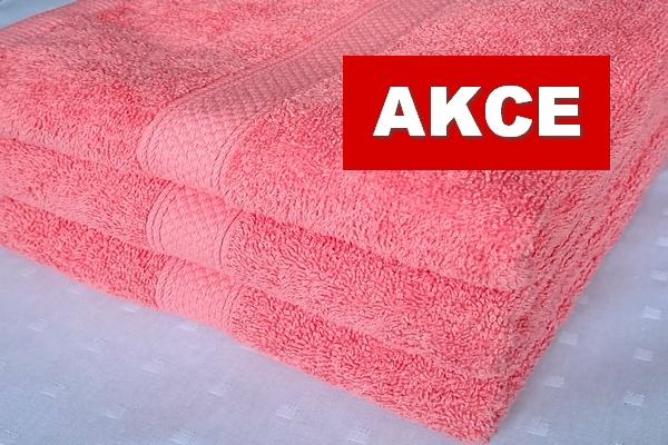 Froté osuška AKCE - H-RF-942-6 korálová, rozměr 70 x 140cm