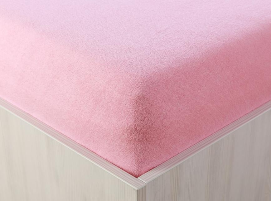 Prostěradlo Froté nepropustné 180x200 - růžová 011