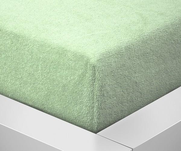 Prostěradlo Froté rozměr 200 x 200cm 005 světle zelená