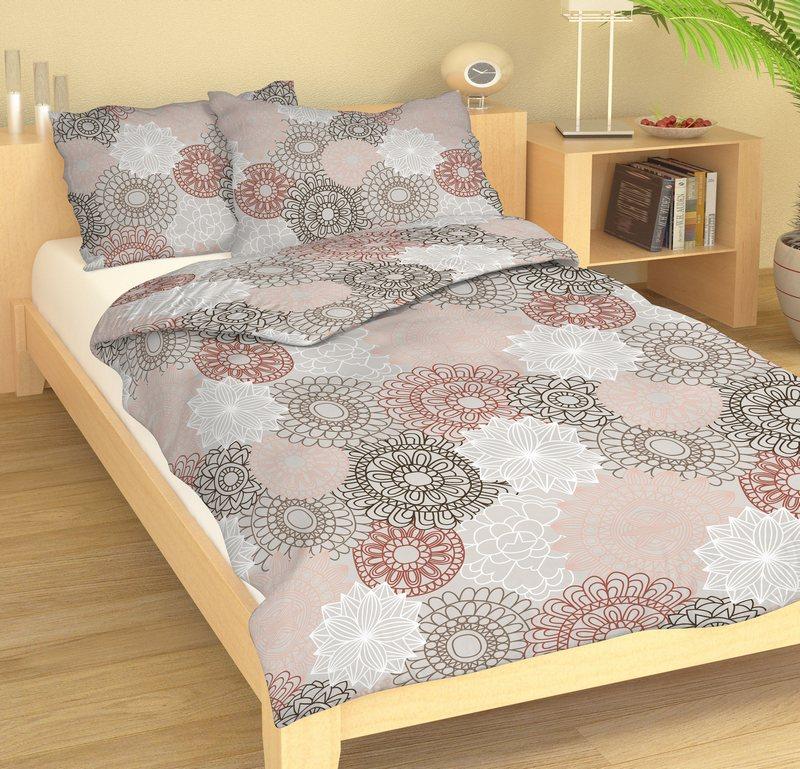 Povlečení Bavlna H - NB 518 Mandala hnědá