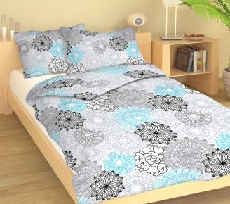 Povlečení Krep NK 617 Mandala modrá