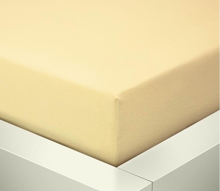 Prostěradlo Jersey H-004 banán rozměr 90x200 cm 