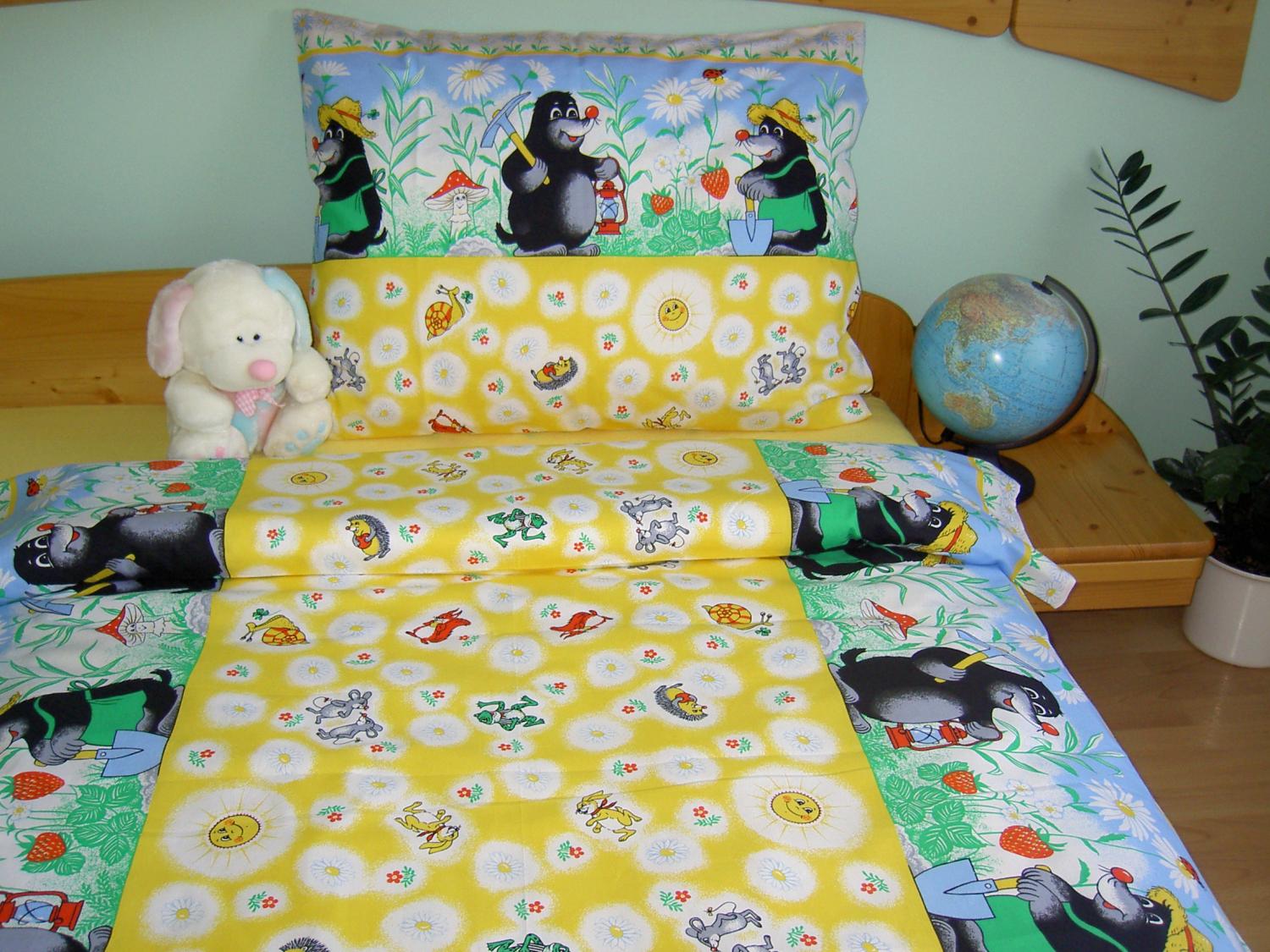 Povlečení Krep NK 270 Krteček 140x200