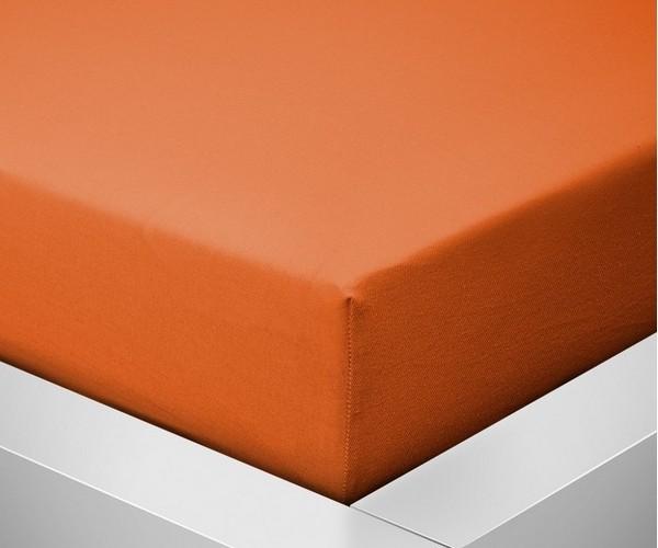Dětské prostěradlo Jersey MŠ - 60x120 rezavá 009